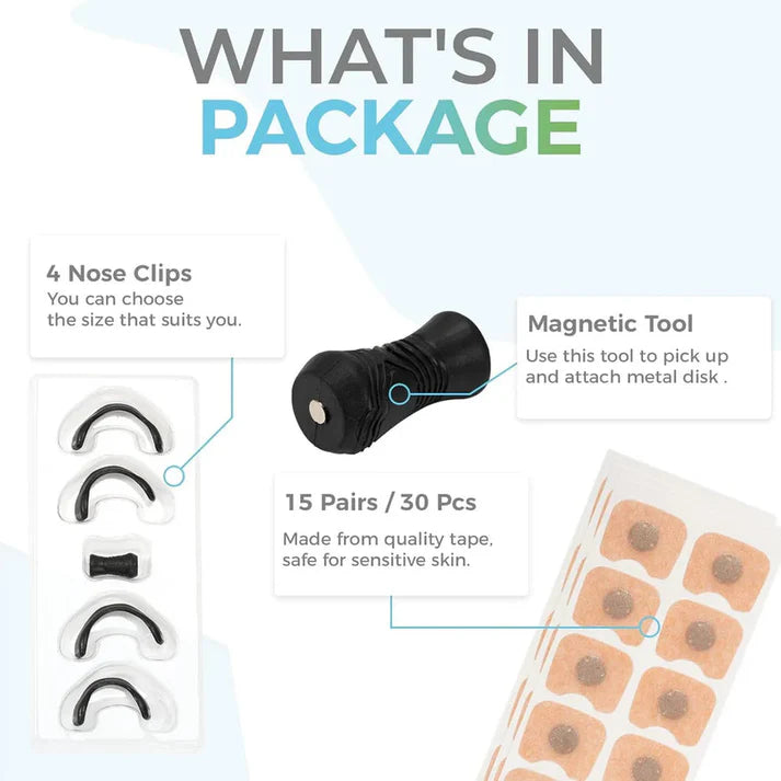 Magnetic Breathing Nasal Strip